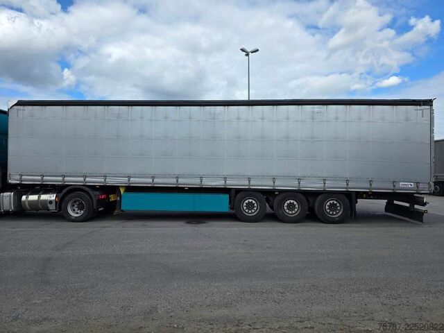 Semiremorcă deschisă cu prelată SCHMITZ CARGOBULL Gardine Standard, 12642XL,Palettenanschlagleiste