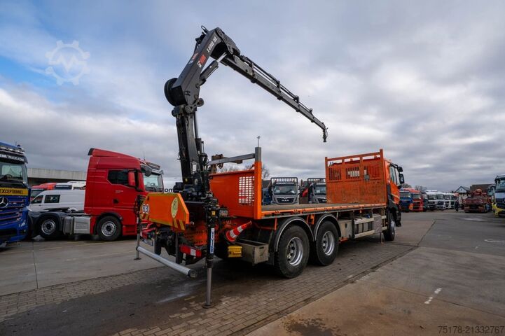 Rakodóplatform RENAULT C 430 DXI-6X4+ HIAB 18T/m / 3 EXT