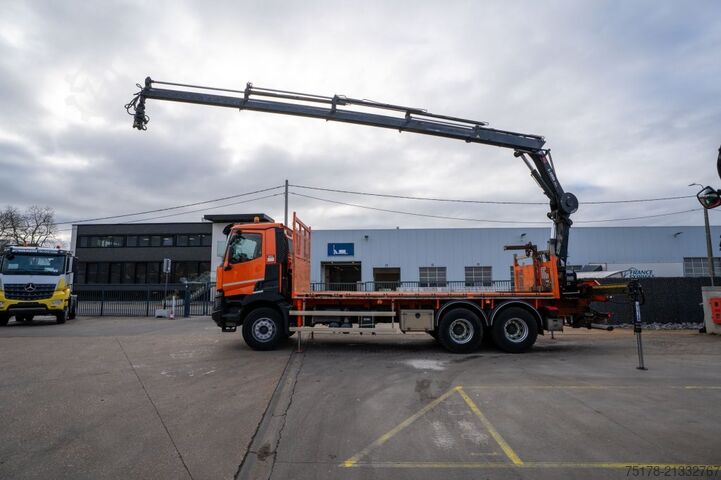 Rakodóplatform RENAULT C 430 DXI-6X4+ HIAB 18T/m / 3 EXT