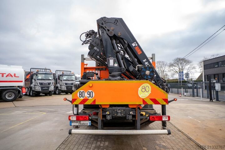 Rakodóplatform RENAULT C 430 DXI-6X4+ HIAB 18T/m / 3 EXT