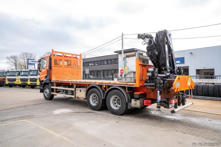 Rakodóplatform RENAULT C 430 DXI-6X4+ HIAB 18T/m / 3 EXT