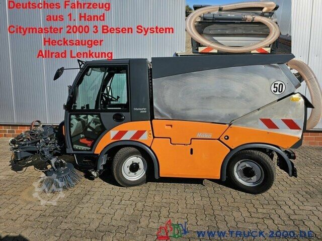 Veegmachine Hako Citymaster 2000 3 Besen- 4 Radlenkung-Hecksauger
