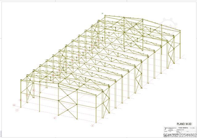 Construção de pavilhões Ruiz Construcciones Metálicas ESTRUCTURA METALICA NAVE GALVANIZADA