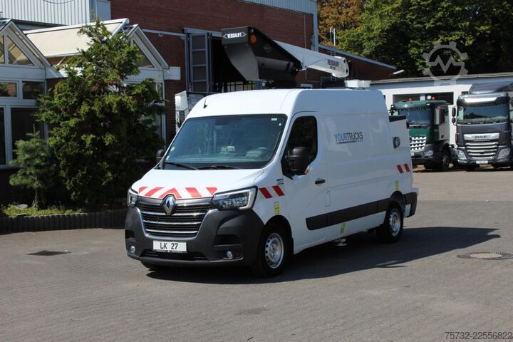 Lastbilsmonterad arbetsplattform Renault Master  Versalift VDTL 14m - 2 Per.Korb 230kg