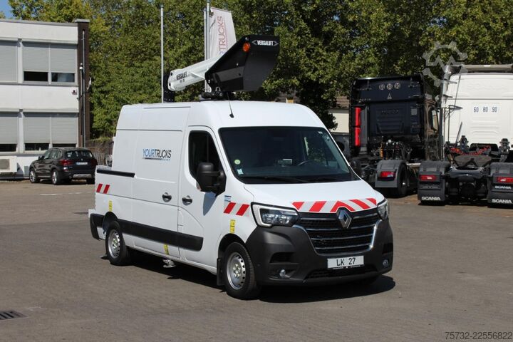Lastbilsmonterad arbetsplattform Renault Master  Versalift VDTL 14m - 2 Per.Korb 230kg