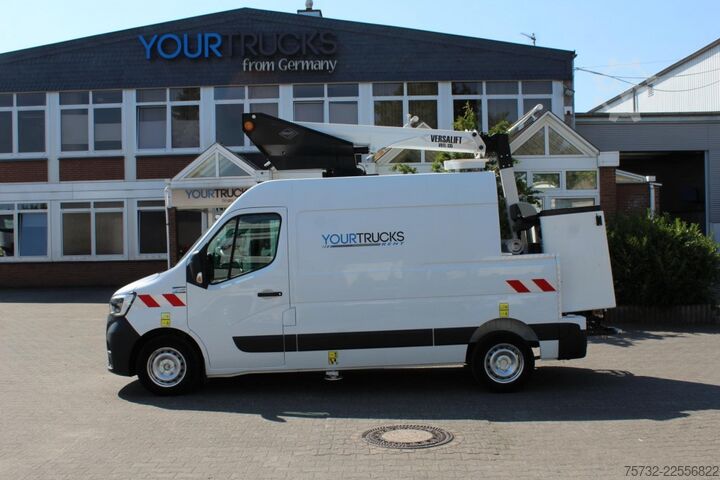 Lastbilsmonterad arbetsplattform Renault Master  Versalift VDTL 14m - 2 Per.Korb 230kg