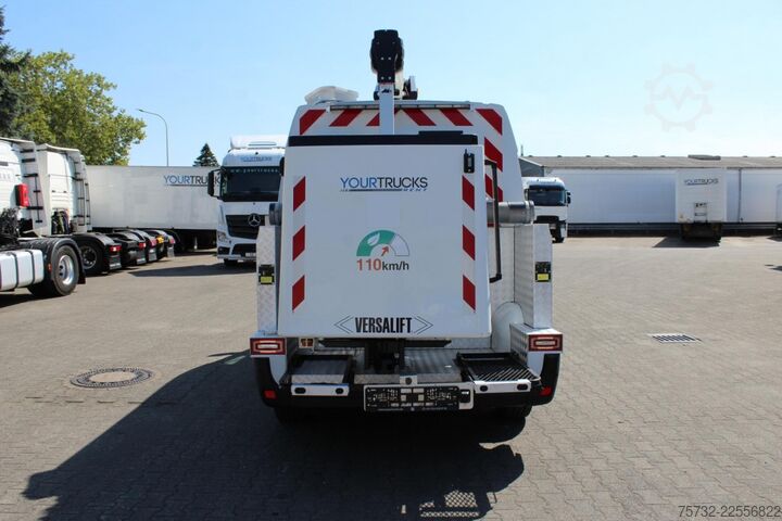 Lastbilsmonterad arbetsplattform Renault Master  Versalift VDTL 14m - 2 Per.Korb 230kg