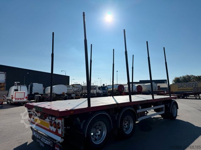 Boomaanhanger MENKE-JANZEN 24 t. 3 axle Woodtransport / Holztransport
