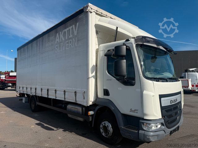 Φορτηγό πλατφόρμα με μουσαμά DAF LF 45 /220 4x2 Curtainsider and Taillift Euro 6