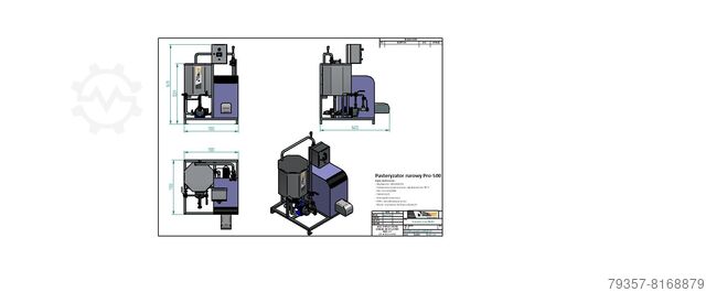 Pasteurizador tubular Pro-500 STALMONT PRO-500