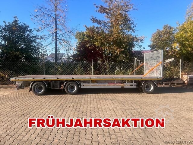 Otvorena prikolica Möslein T 3 Plato 8,6 m  3 Achs Jumbo- Plato- Anhänger 8,60 m, Mega