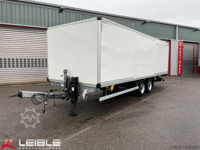 Remorque à caisse HUMBAUR Tandem HT 10,5t Koffer 7,35m *Dhollandia LBW 1t*