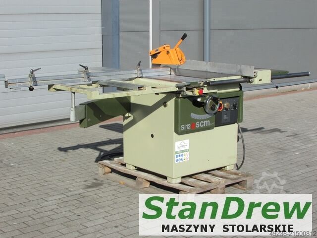 Formaatschuurmachine SCM SI 12 met voorritser SCM SI 12