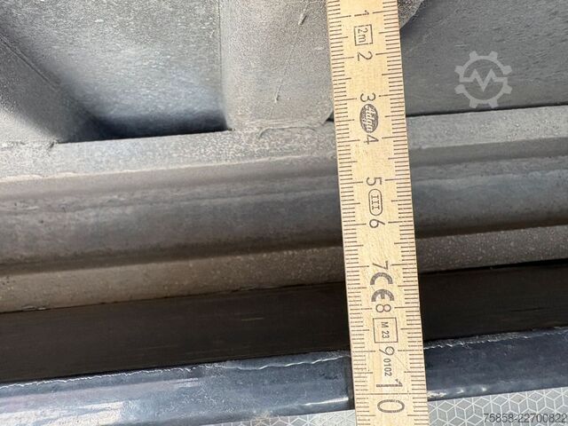 Wissellaadbak met open laadbak en zeil Wecon Jumbo XXL Innen 3090 mm Hubdach Verzinkt