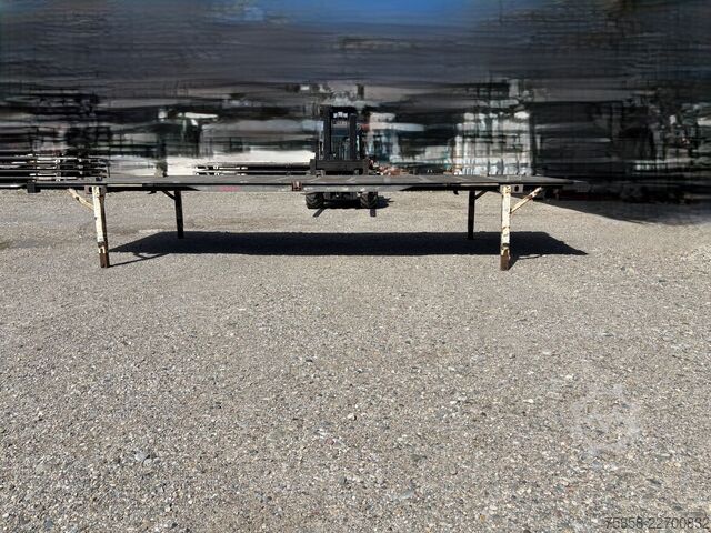Wissellaadbak platform Wecon Verzinkte 7,82m Plattform niedrig 150 mm