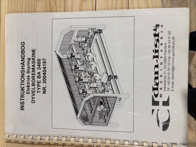 Flerspindlig borrmaskin DANLIST BA3400