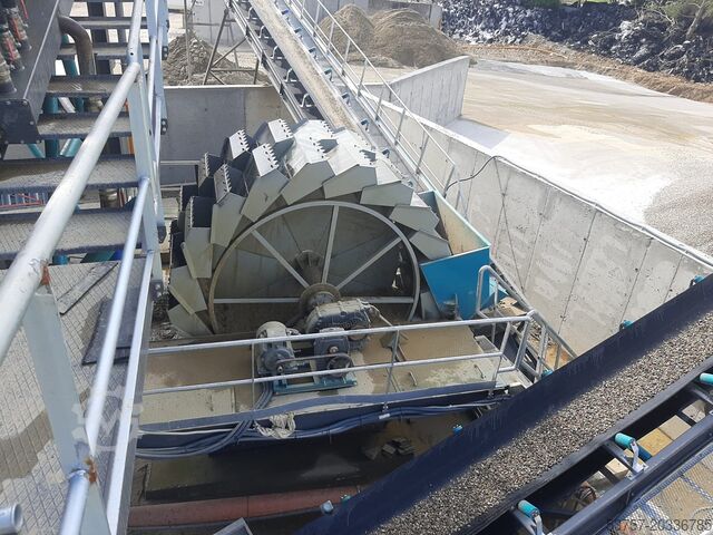 Impianto di lavaggio sabbia / lavatrice per ghiaia Constmach Sand Washing Machine Bucket wheel sand washing machine