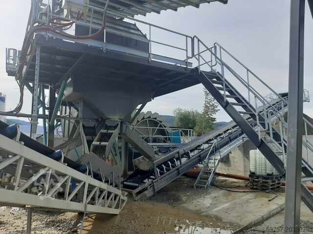 Impianto di lavaggio sabbia / lavatrice per ghiaia Constmach Sand Washing Machine Bucket wheel sand washing machine