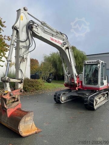 Graafmachine op rupsbanden Takeuchi TB1140 Powertilt, 4xLöffel !!!