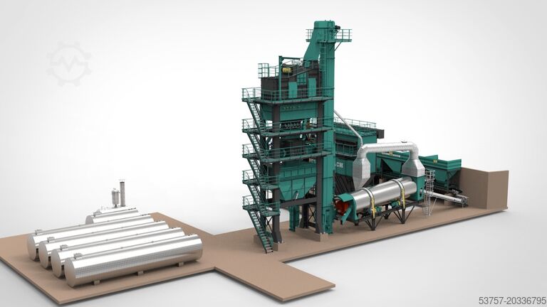 Asfaltmenginstallatie / Asfaltcentrale Constmach Asphalt Plant Stationary Asphalt Plant / Mixing Plant