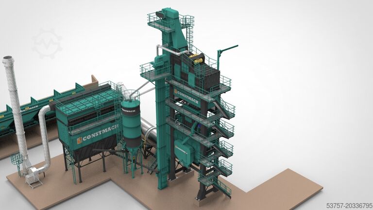 Asphalt mixing plant / Asphalt Plant Constmach Asphalt Plant Stationary Asphalt Plant / Mixing Plant