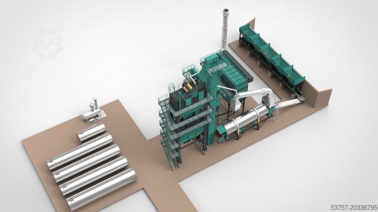 Asfaltmenginstallatie / Asfaltcentrale Constmach Asphalt Plant Stationary Asphalt Plant / Mixing Plant