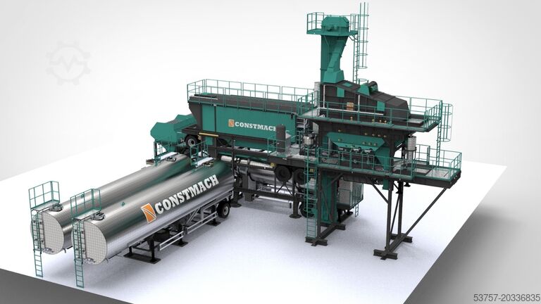 Asfaltmenginstallatie / Asfaltcentrale Constmach Asphalt Plant Mobile Asphalt Plant / Mixing Plant