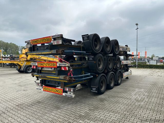 Transport de conteneurs Krone stack of 3x 2013/2014 KRONE 40FT/45FT chassis /...