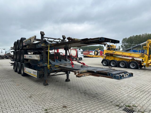 Transport de conteneurs Krone stack of 3x 2013/2014 KRONE 40FT/45FT chassis /...