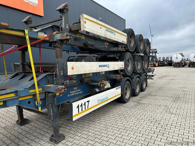 Transport de conteneurs Krone stack of 3x 2013/2014 KRONE 40FT/45FT chassis /...