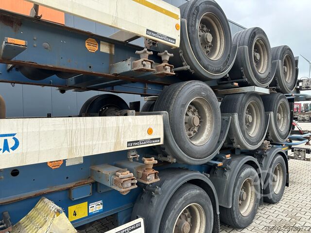 Transport de conteneurs Krone stack of 3x 2013/2014 KRONE 40FT/45FT chassis /...