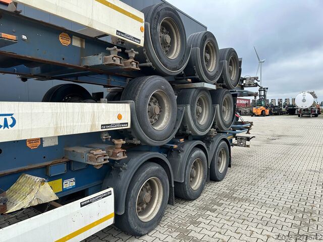 Transport de conteneurs Krone stack of 3x 2013/2014 KRONE 40FT/45FT chassis /...