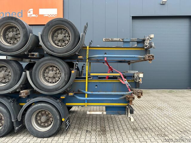 Transport de conteneurs Krone stack of 3x 2013/2014 KRONE 40FT/45FT chassis /...