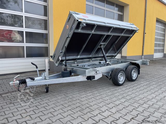 Tipvogn 3-vejs Saris 306cm x 170cm 2,7T 3-Seitenkipper Tandem