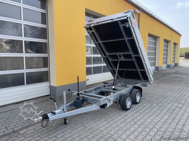 Tipvogn 3-vejs Saris 306cm x 170cm 2,7T 3-Seitenkipper Tandem
