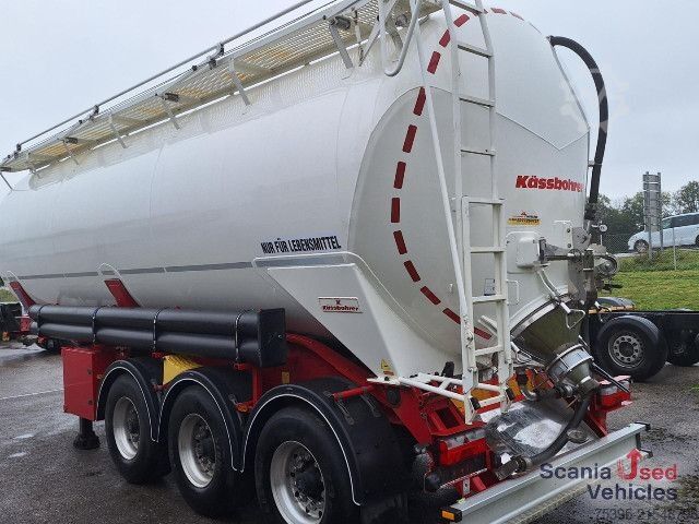 Tanker semitrailer Kässbohrer Lebensmitteltank Kippbar SSK 40XS Neuwertig !!