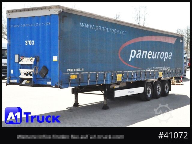 Auflieger mit Pritsche & Plane KRONE SD Tautliner, Code XL, 1 Vorbesitzer