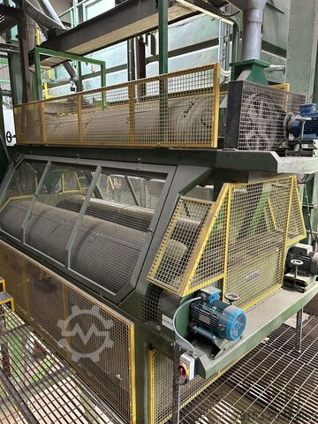 Ingedrukte cilinder scheider