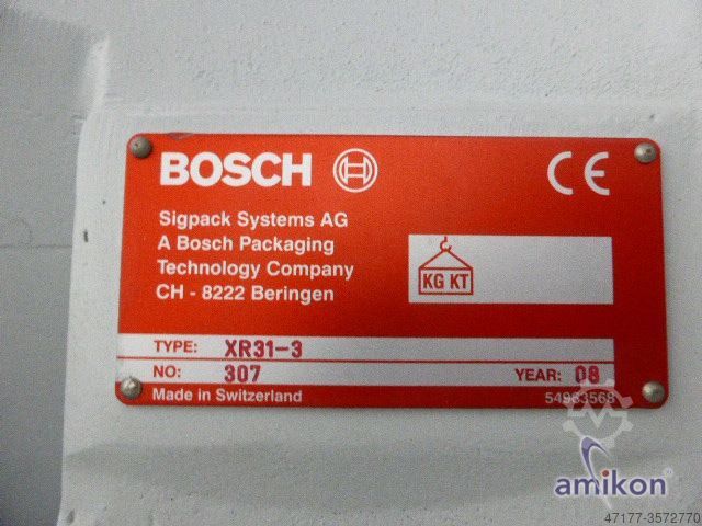 Sigpack Systems con un dispositivo de programación handheld Bosch XR31-3 mit Manz Aico Pendant P51