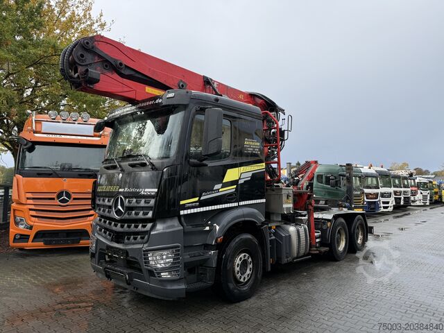 Tung lastbil Mercedes-Benz Arocs 2653 6X4 Kran Kesla 2124L