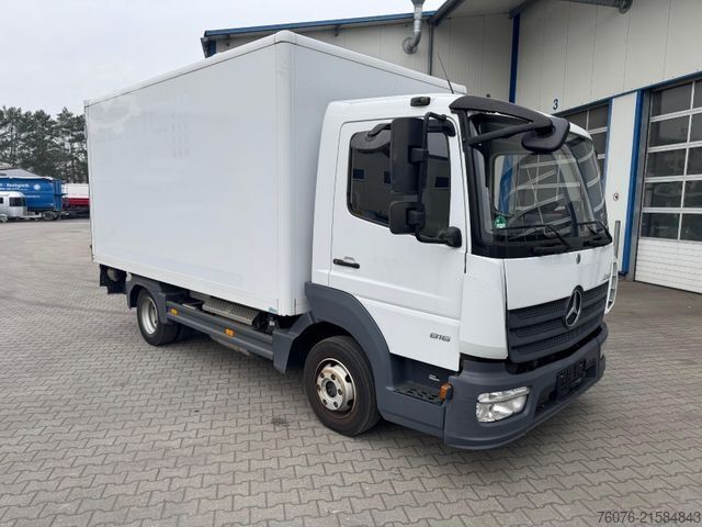 Vrachtwagen met bakwagen MERCEDES-BENZ Atego 816 L 4 m Koffer LBW 1t Koffer-Heizung
