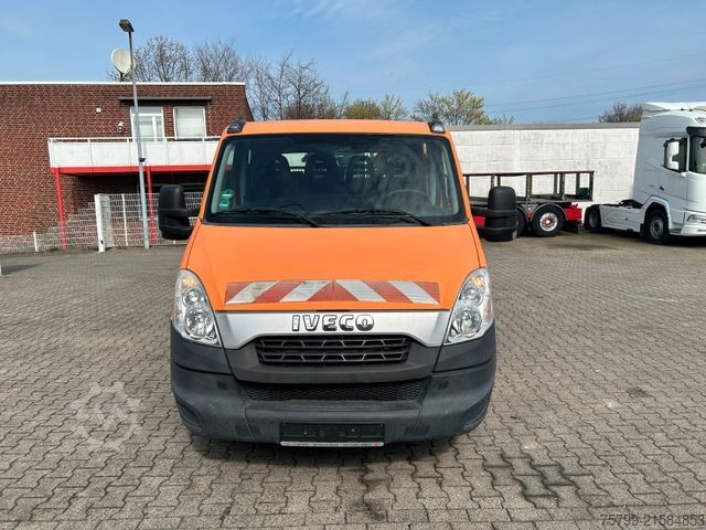 Driezijdige kipper bestelwagen IVECO 50C17K 3Skipper mit Maxlift-Kran