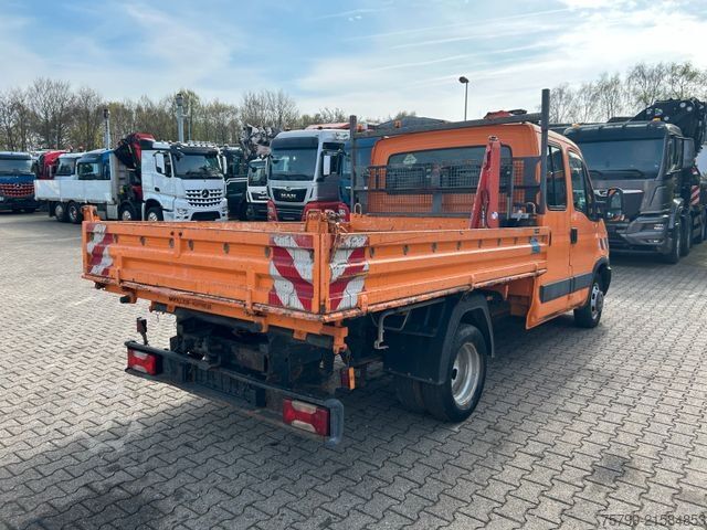 Driezijdige kipper bestelwagen IVECO 50C17K 3Skipper mit Maxlift-Kran