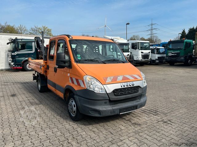 Driezijdige kipper bestelwagen IVECO 50C17K 3Skipper mit Maxlift-Kran