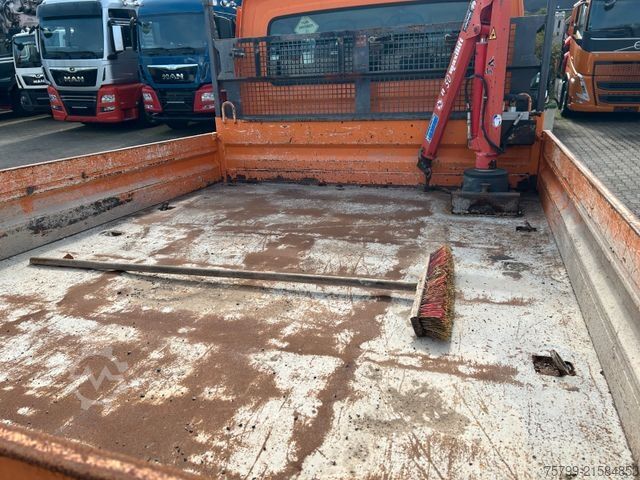 Driezijdige kipper bestelwagen IVECO 50C17K 3Skipper mit Maxlift-Kran