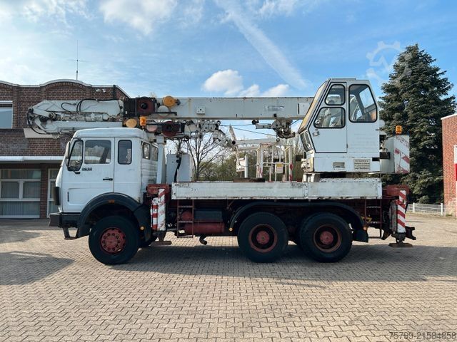 Autolaadkraan MERCEDES-BENZ 2632 HMK Dachdeckerkran 6x6