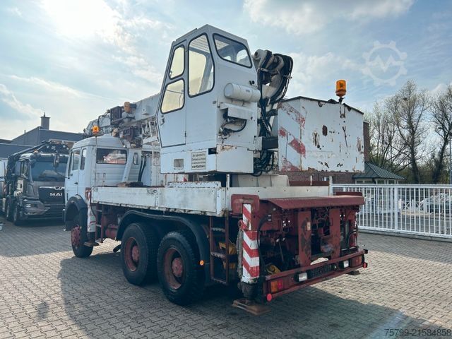 Autolaadkraan MERCEDES-BENZ 2632 HMK Dachdeckerkran 6x6