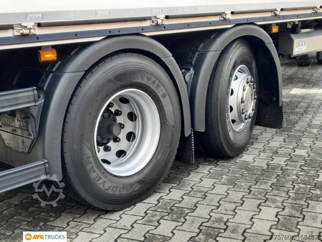 LKW mit Getränkeaufbau SCANIA R 410 Durchlade-Kofferzug 2xLBW Lenkachse Retard