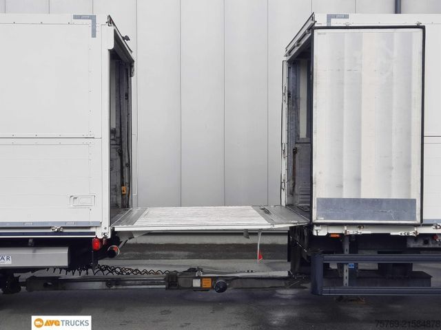 Vrachtwagen met bakwagen SCANIA R 410 Durchlade-Kofferzug 2xLBW Lenkachse Retard