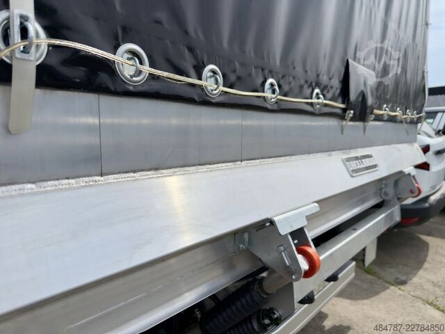 Βαν με κουρτίνα πλευράς RENAULT Master Pritsche Plane 170PS LBW BackSleeper Tach